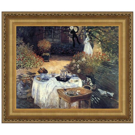 Design Toscano The Luncheon, Monet's Garden at Argenteuil, 1873:  Small DA3881